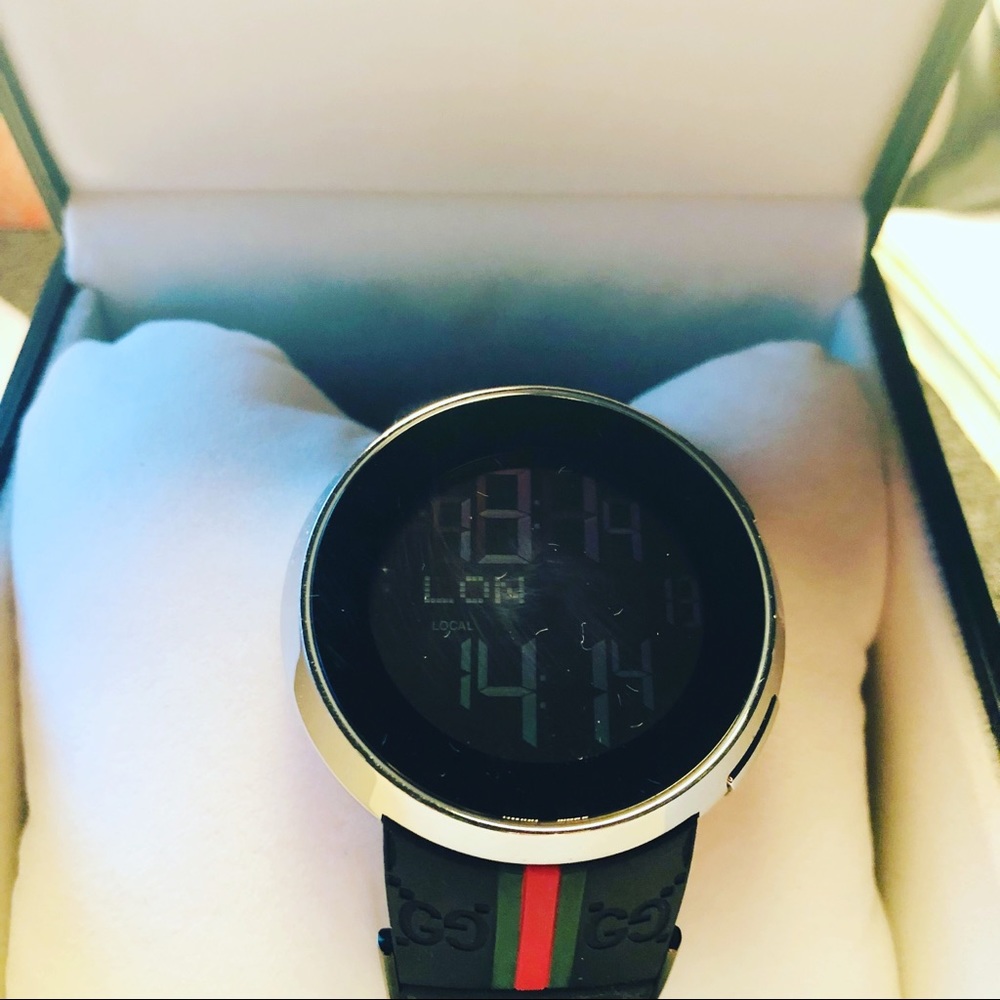 Authentic men’s Gucci Digital Watch